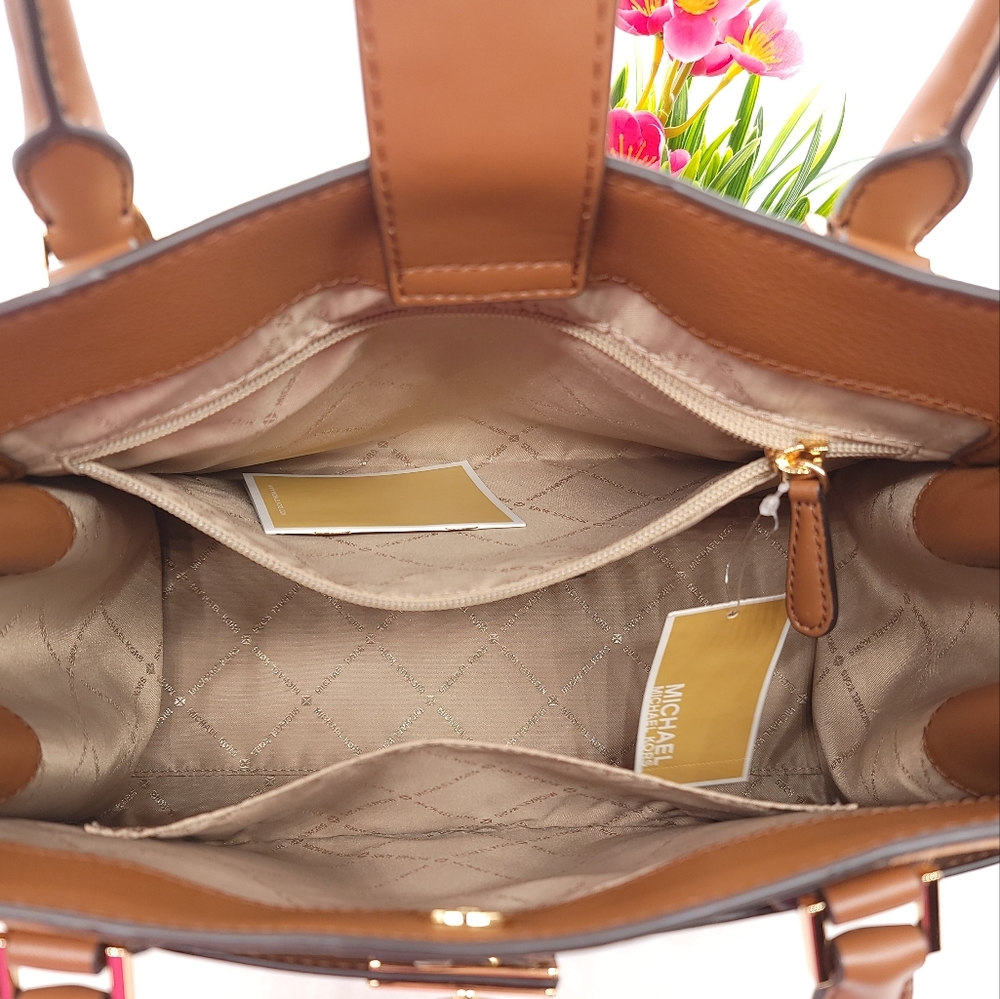 Michael Kors Hamilton MD Satchel Brown - Picture 5 of 10